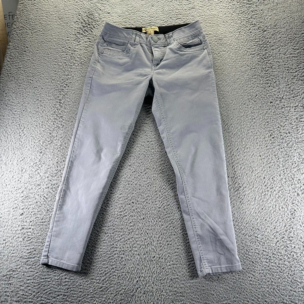 Democracy AB Technology Jeans Womens 6 Gray Cotton Denim Skinny Tapered Stretch
